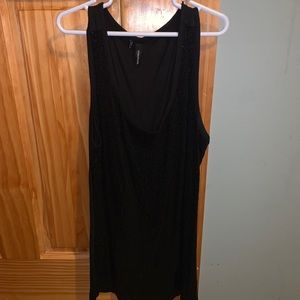 Black Sequin Tank Top size: small
